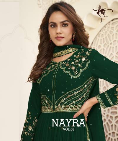 NAYRA VOL-03 BY RADHA TREND HEAVY EMBROIDERY SALWAR KAMEEZ MANUFACTURER IN INDIA